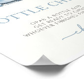 Winter Woodland Tiere Flasche Game-Zeichen Poster (Ecke)