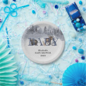 Winter Woodland Tiere Holiday Bear Elche Pappteller (Party)