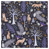 Winter Woodland Violet/Gold ID785 Stoff (Muster)