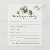 Winter Woodland wünscht sich ein Baby Card Game (Vorderseite)