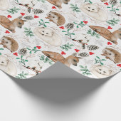 Winter Woodlands Wrapping Paper Geschenkpapier (Ecke)