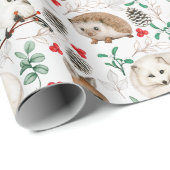 Winter Woodlands Wrapping Paper Geschenkpapier (Rolleneckpunkt)