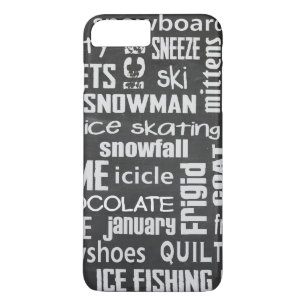Winter Word Cloud Case-Mate iPhone Hülle