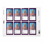 "Winter Wrapping" Art Gift Labels (Vorne)