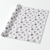 Winter-Wrapping Paper - Schnee + Abb. Geschenkpapier (Ungerollt)