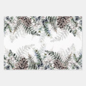 Winter Wrapping Paper Sheets Geschenkpapier Set (Vorderseite 2)