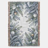 Winter Wreath Christmas Decke (Vorderseite Vertikal)