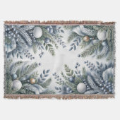 Winter Wreath Christmas Decke (Vorderseite)