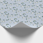 Winter Wreath Gift Wrap Geschenkpapier (Ecke)