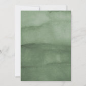 Winter Wreath Poinsettia & Bird Weihnachten Einladung (Rückseite)