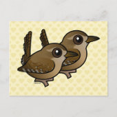 Winter Wren Pair Postkarte (Vorderseite)