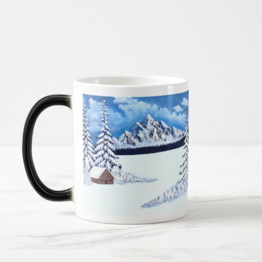Winter-Wunder-Morphing-Mug Verwandlungstasse (Links)