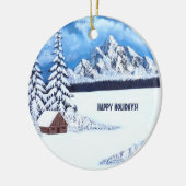 Winter-Wunder-Rundgang Keramik Ornament (Links)