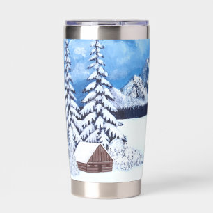 Winter-Wunder Szene Thermobecher