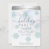 Winter Wunderland Corporate Holiday Party Invitati Einladung (Vorderseite)