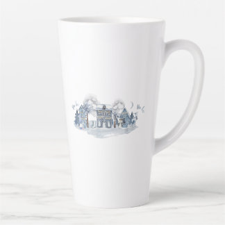 Winter-Wunderland-Dorf Milchtasse