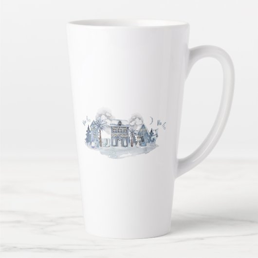 Winter-Wunderland-Dorf Milchtasse (Rechts)