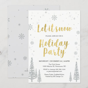 Winter-Wunderland-Feierparty Einladung