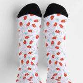 Winter-Wunderland-Handschuh-Muster Socken (Oben)