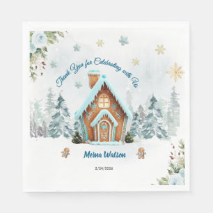 Winter-Wunderland Lebkuchen Serviette
