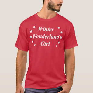 Winter-Wunderland-Mädchen T-Shirt