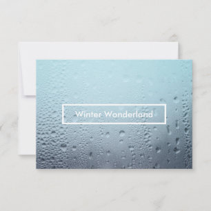 Winter-Wunderland-Partyfenster Einladung