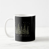 Winter Wunderland Pine Tree Natur Wandern Kaffeetasse (Links)