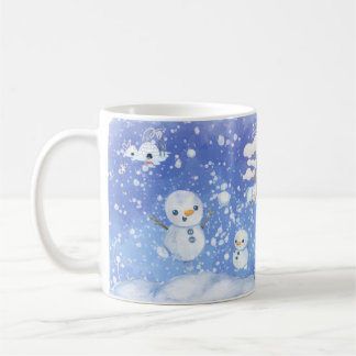 Winter-Wunderland-Schneemann-Weihnachten Kaffeetasse