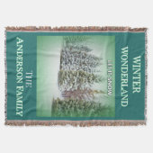Winter-Wunderland Serenität Decke (Vorderseite)