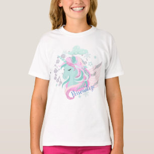 Winter-Wunderland Silber-Funkel-Einhorn-Persona T-Shirt