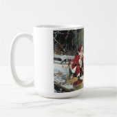 Winter Wunderland Weihnachten Weihnachten und Hirs Kaffeetasse (Links)