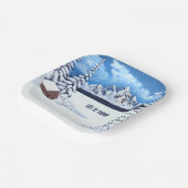 Winter-Wunderlandschaft Pappteller (Gewinkelt)