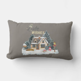 Winter-Wünsche Weihnachtsgeschenk Für Wohndekorati Lendenkissen