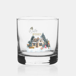 Winter-Wünsche Whiskyglas