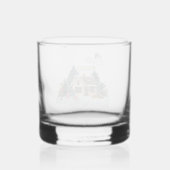 Winter-Wünsche Whiskyglas (Rückseite)