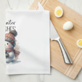 Winter wünscht geschirrtuch (Viertel Falte)