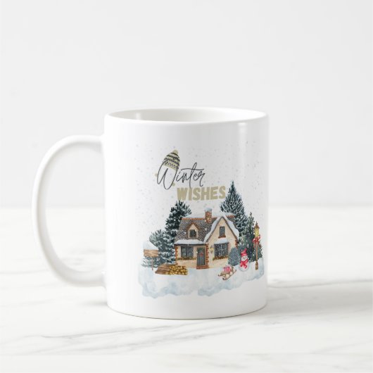 Winter wünscht kaffeetasse (Links)