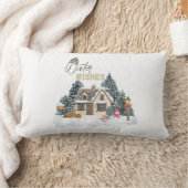 Winter wünscht lendenkissen (Decke)