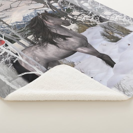 Winter wünscht Pferd 2024 - Farbe anpassen Sherpadecke (3/4)