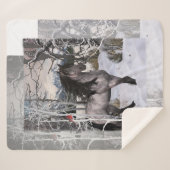 Winter wünscht Pferd 2024 - Farbe anpassen Sherpadecke (Vorderseite (Horizontal))