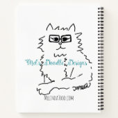 Winter wünscht sich nach einem Star-Notebook Notizbuch (Rückseite)