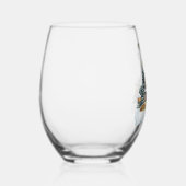 Winter wünscht weinglas ohne stiel (Rechts)