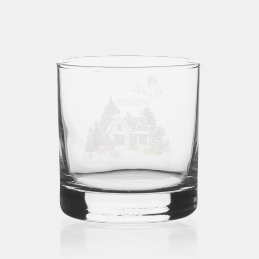 Winter wünscht whiskyglas (Rückseite)