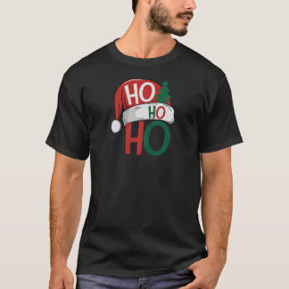 Winter Xmas Snowman Santa Claus Reindeer Merry Chr T-Shirt