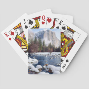 Winter Yosemite National Park Spielkarten