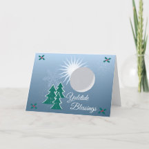 Winter Yuletide Saasons Gruß