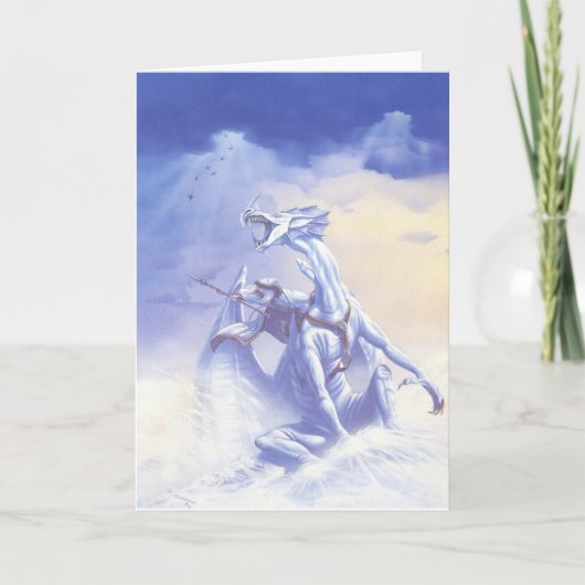 WINTER-ZAUBERER FEIERTAGSKARTE (Vorderseite)