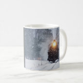 Winter-Zug-Tasse Kaffeetasse (VorderseiteRechts)