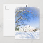 Winter Zuhause 2 Postkarte (Vorne/Hinten)