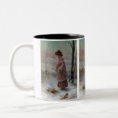 Winter Zweifarbige Tasse (Links)